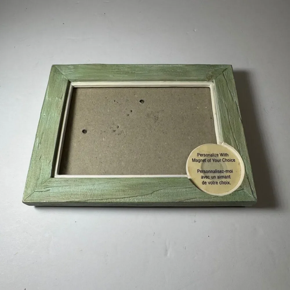 Hallmark Marjolein Bastin Natures Sketchbook Magnetic Photo Frame Green 4x6 NWT